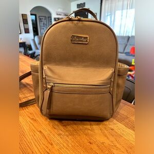 Itzy Ritzy Mini Backpack Diaper Bag- Taupe